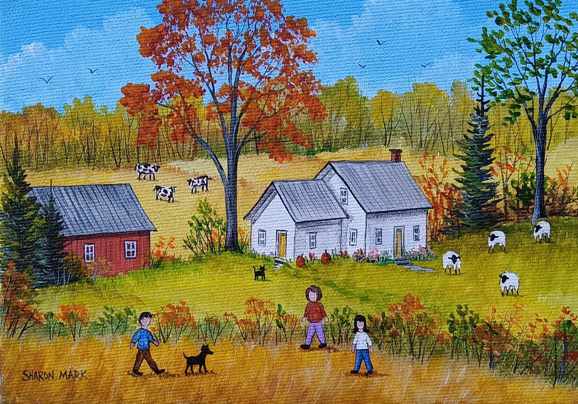 Autumn Farm Kids