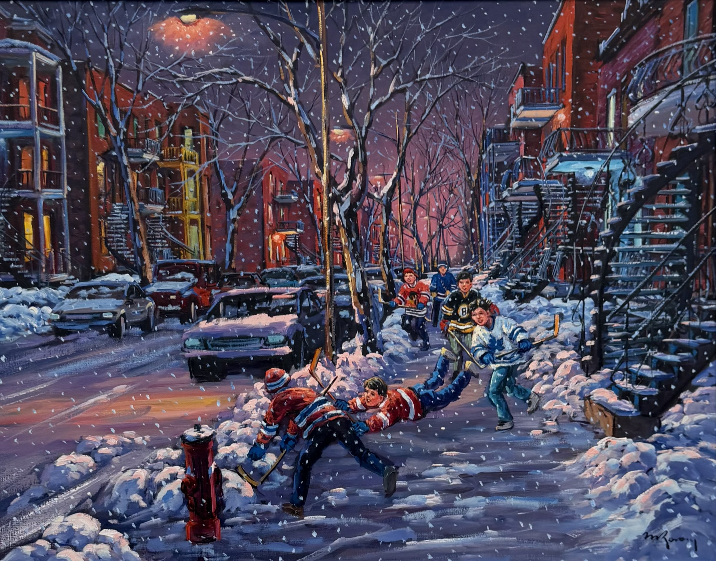 Dans les rues de Montréal
