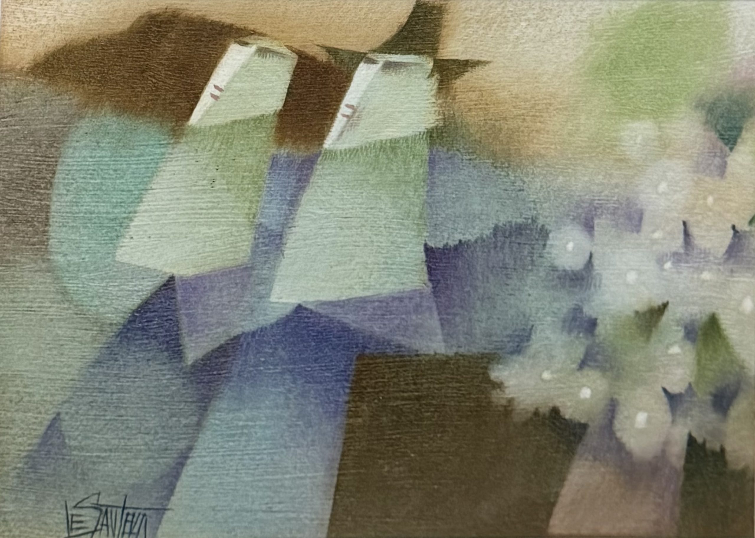 Couple et fleurs